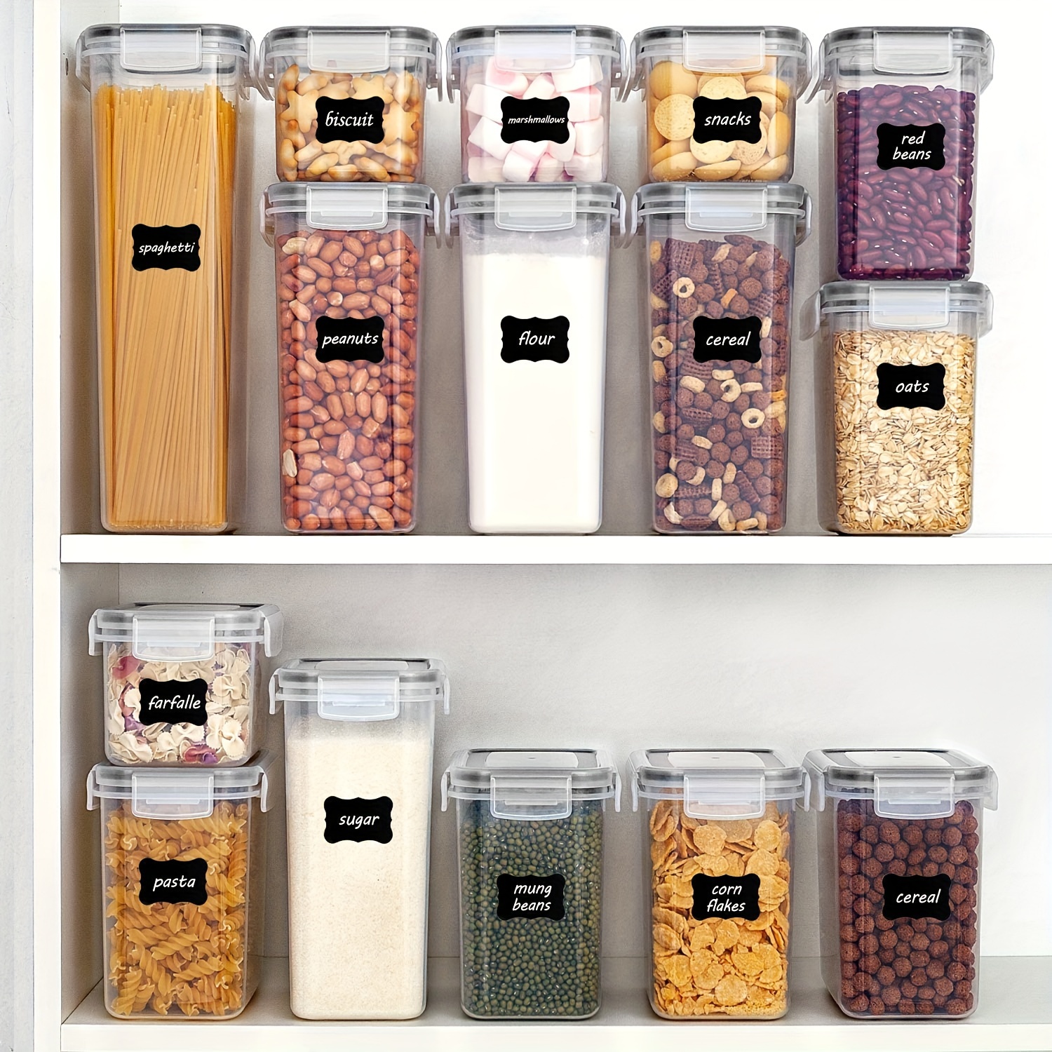 10pcsFood Storage Containers Set With Lids