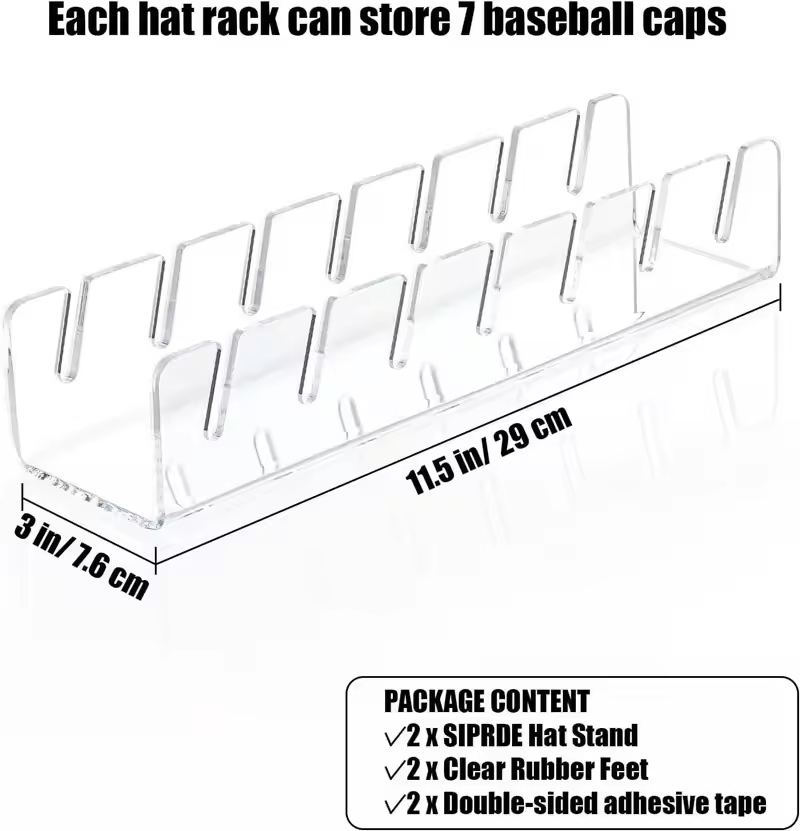 Plastic Baseball Cap Bracket B